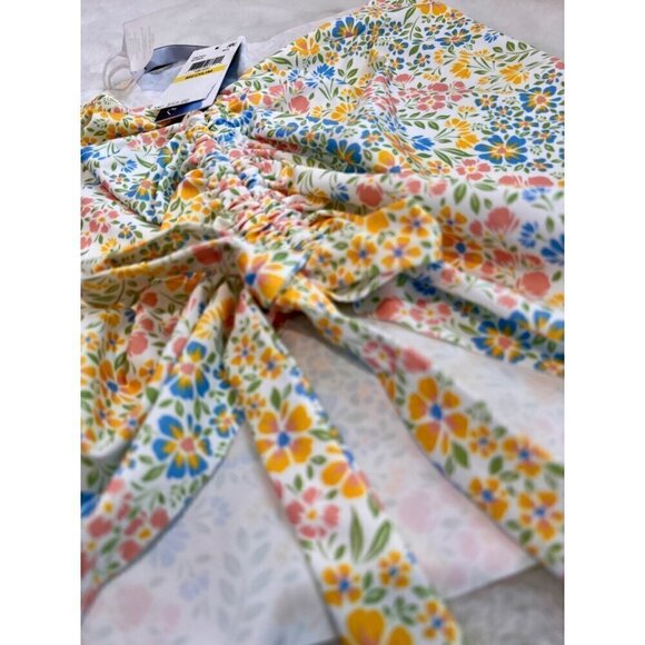 New Isabella Rose Women's Size M Homegrown Floral Swim Tube Skirt - Picture 5 of 9